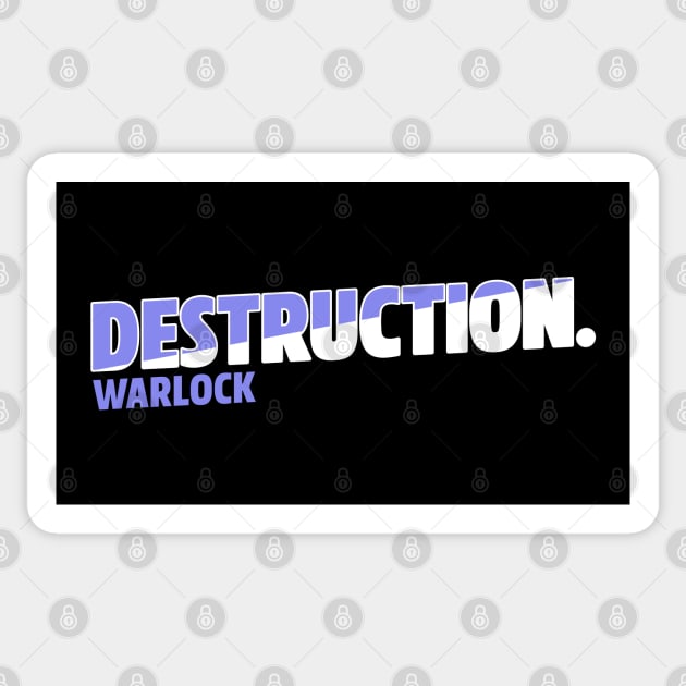 Destruction Warlock Sticker by Sugarpink Bubblegum Designs